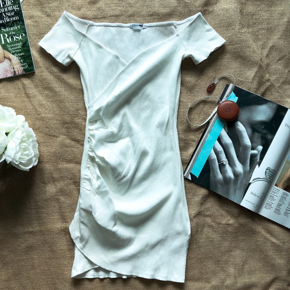 FASHION NOVA The Night We Met Dress White S